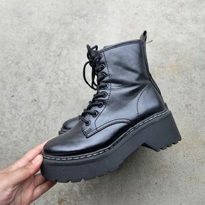 Wild Fable Black Combat Boots